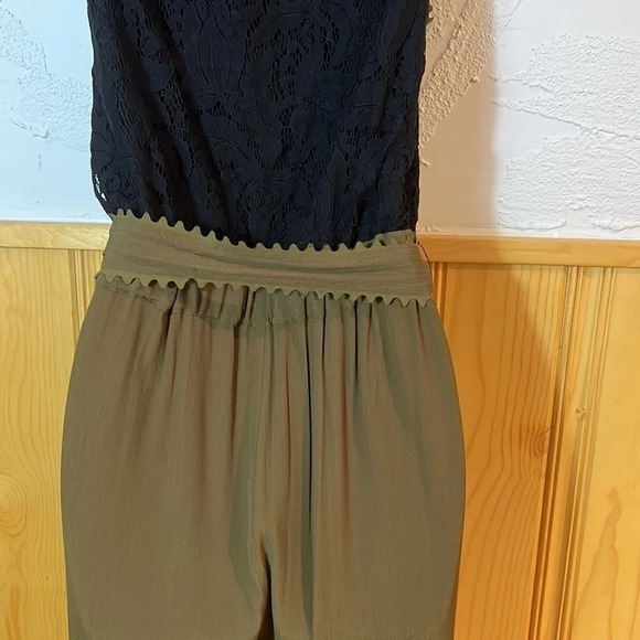 Anthropologie Leifsdottir Moss Green Sleeveless Jumpsuit Sz-0P - Picture 6 of 12